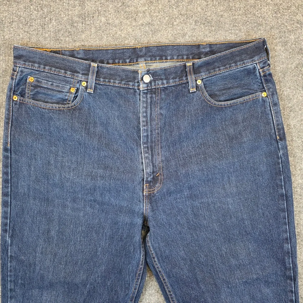 Levi 550 Jeans Mens 42x30 Blue Denim Relaxed Fit Straight Leg Casual